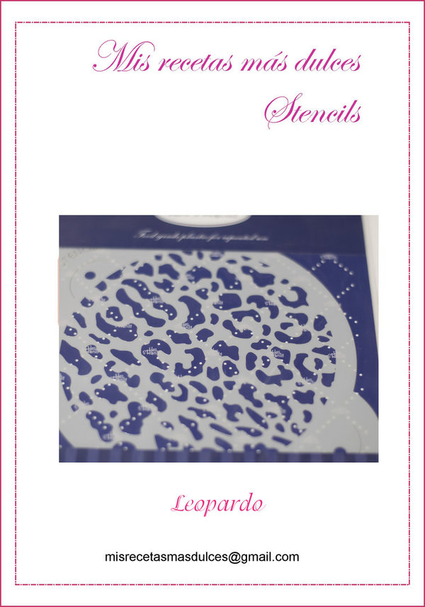 Stencil -Leopardo