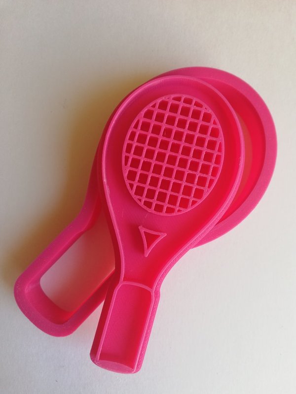 Cortador raqueta de tenis con marcador