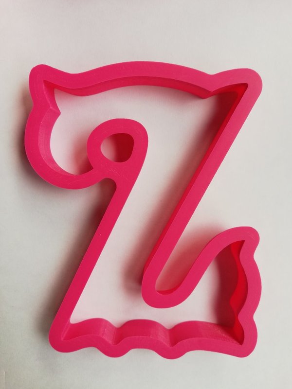 Cortador de galletas letra "Z"
